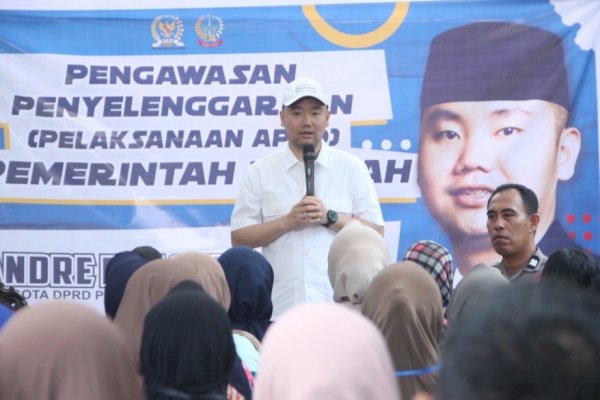 Andre Tanta Serap Keluhan Warga Mangasa soal Kabel Optik-Bansos saat Pengawasan APBD Sulsel