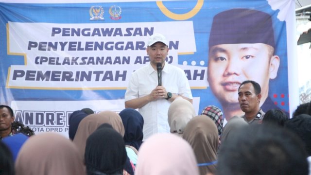 Ketua Komisi C DPRD Sulsel, Andre Prasetyo Tanta.