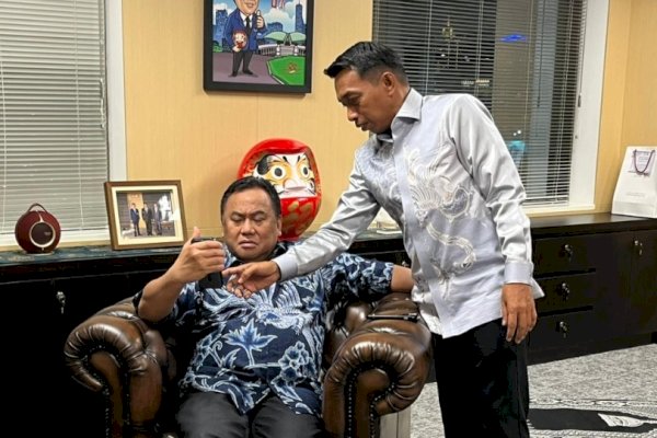 Silaturahmi Rachmat Gobel dan Syaharuddin Alrif, Jajaki Sinergi Pangan Gorontalo–Sulsel