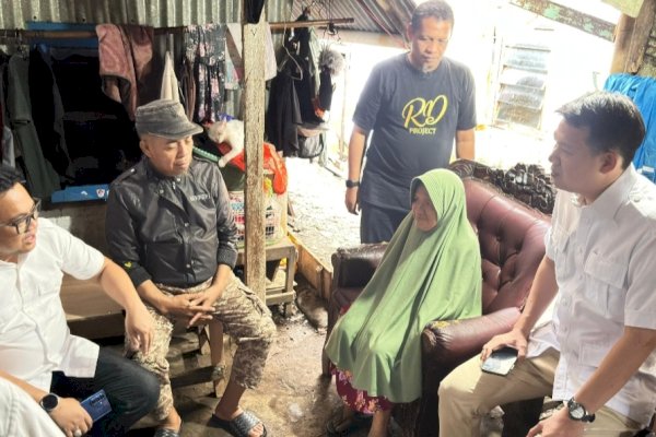 HUT ke-18, Gerindra Sulsel Turun Langsung Bantu Warga Miskin Ekstrem