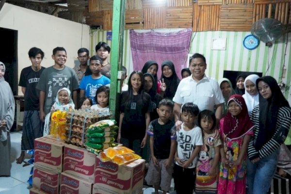 Momen HUT ke-18 Gerindra, Yasir Machmud Sentuh Hati Anak Panti di Makassar