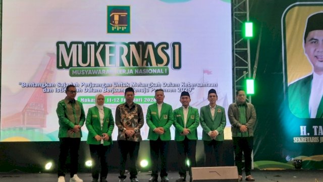 Mukernas I PPP di Kota Makassar.