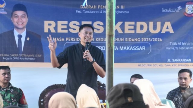 Anggota DPRD Kota Makassar, Andi Odhika Cakra Satriawan.