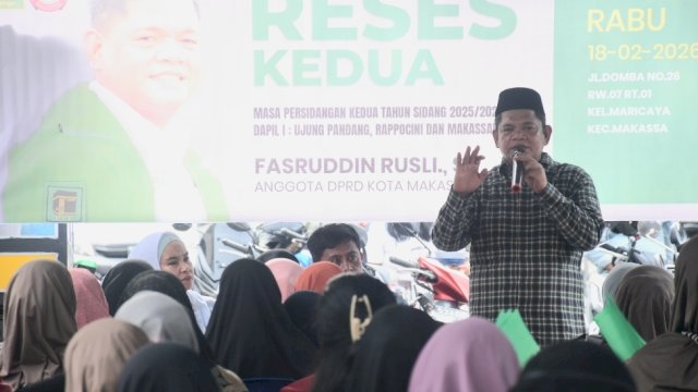 Anggota DPRD Kota Makassar, Fasruddin Rusli.