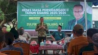 Zulfikar Limolang Fokus Infrastruktur dan Pertanian Saat Reses di Desa Pongo