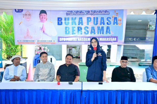 Ramadan Penuh Kebersamaan, NasDem Makassar Gelar Buka Puasa dan Berbagi Sembako