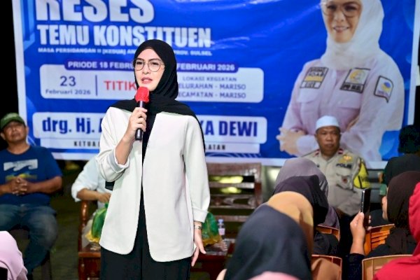 Ketua DPRD Sulsel Rachmatika Dewi “Cicu” Temui Warga Mariso, Serap Aspirasi Infrastruktur hingga Sosial