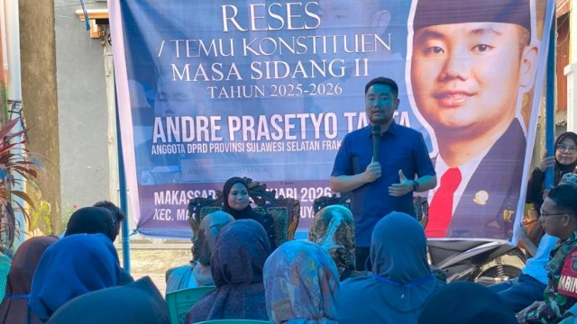 Ketua Komisi C DPRD Sulsel, Andre Prasetyo Tanta (APT).