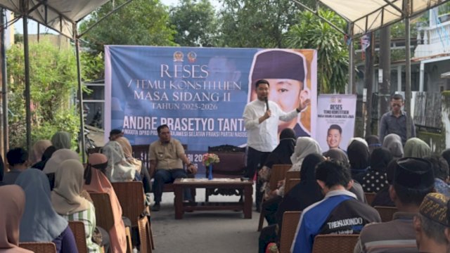 Komisi C DPRD Provinsi Sulawesi Selatan, Andre Prasetyo Tanta (APT).