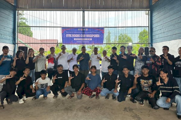RYBC Boxing Club Diresmikan, Perkuat Pembinaan Tinju di Kecamatan Wasuponda