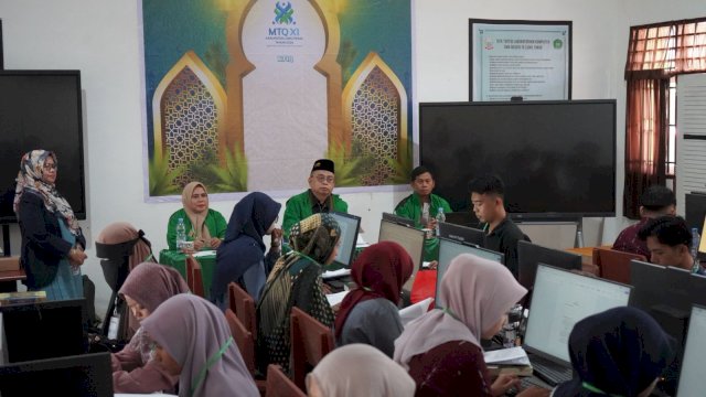 Babak Penyisihan KTIQ Majelis 6 MTQ XI Luwu Timur Berlangsung Lancar dan Tertib