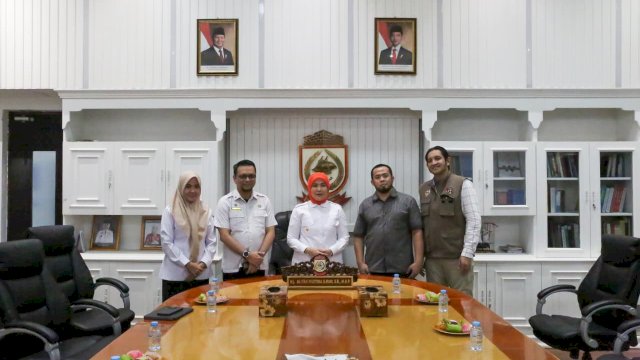 Aliyah Mustika Ilham Terima Audiensi HPFI Sulsel, Bahas Penguatan UMKM Florist