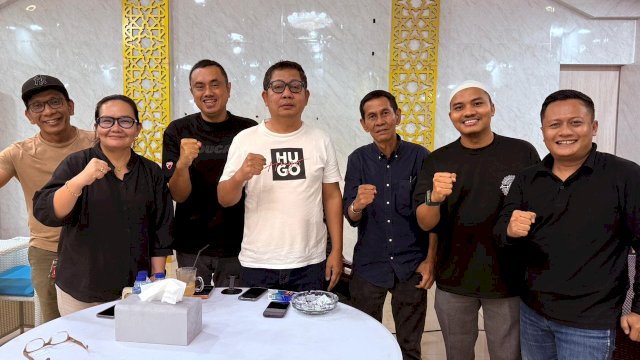Ketua IMI Sulsel Rusdi Masse (RMS) bersama jajaran pengurus IMI Sulsel.