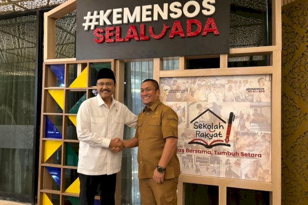 Bupati Lutim Temui Menteri Sosial, Bahas Pembangunan Sekolah Rakyat