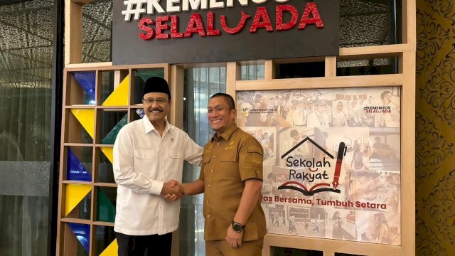 Bupati Lutim Temui Menteri Sosial, Bahas Pembangunan Sekolah Rakyat