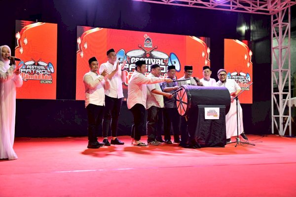 Ribuan Warga Tumpah Ruah! Gandi Rusdi Resmi Buka Pestival Patrol Ramadan PSI Sulsel