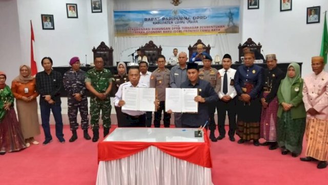 DPRD Luwu Utara Resmi Setujui Rekomendasi DOB Provinsi Luwu Raya
