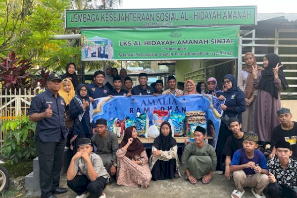 Usai Berbagi Takjil, Ketua DPRD Sinjai Andi Jusman Sambangi LKS Al Hidayah