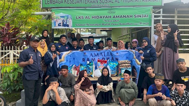 Usai Berbagi Takjil, Ketua DPRD Sinjai Andi Jusman Sambangi LKS Al Hidayah