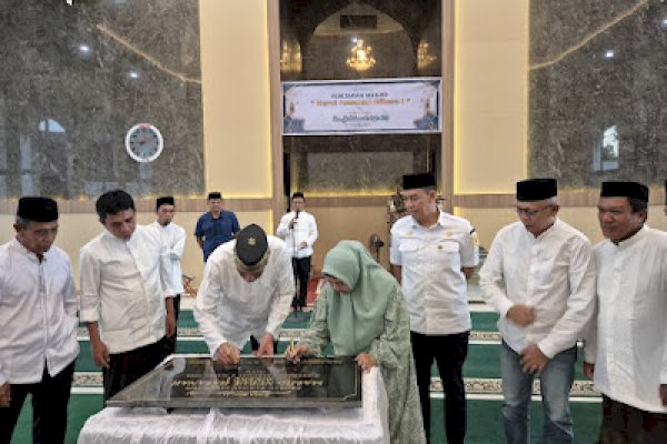 Masjid Nurul Hasanah Bikeru Diresmikan, Bupati Ratnawati Arif Ajak Warga Makmurkan Masjid