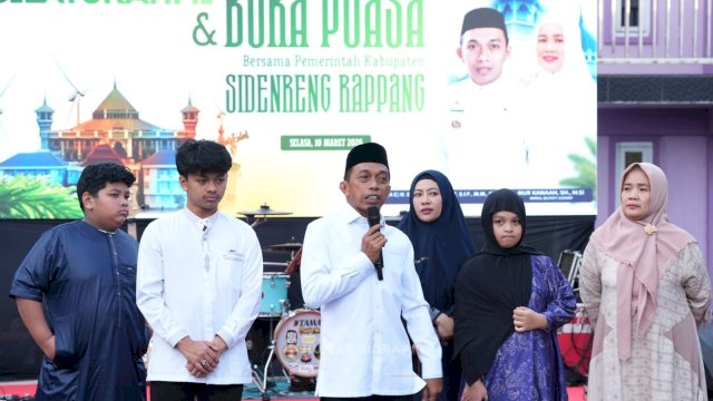 Bupati dan Wakil Bupati Sidrap, Syaharuddin Alrif-Nurkanaah. (Dok. Humas Pemkab Sidrap).