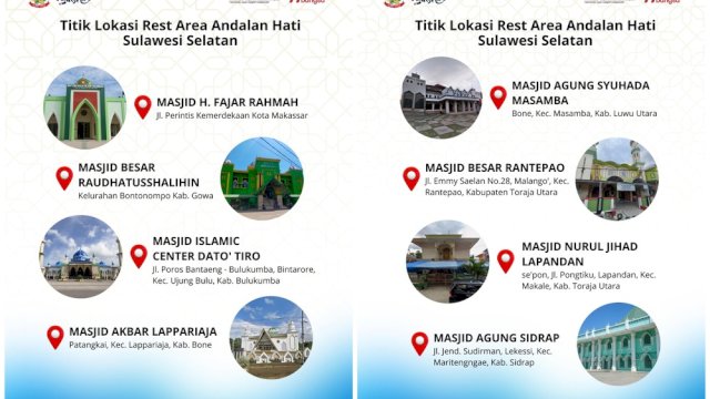 Sambut Mudik Lebaran 2026, Pemprov Sulsel Siapkan Rest Area &ldquo;Andalan Hati&rdquo; di Jalur Strategis