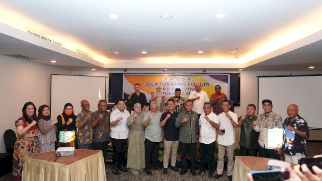 Silaturahmi Forum DPRD Provinsi Penghasil Nikel Indonesia (FD-PNI) di Hotel Claro Makassar.
