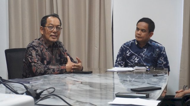 Wakil Bupati Pinrang Sudirman Bungi, S.IP., M.Si saat menerima audiensi pihak Universitas Muhammadiyah Parepare.