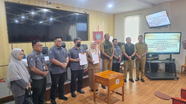 Perumda Parkir Makassar Raya bersama Pemerintah Kecamatan Ujung Pandang sepakat memanfaatkan kontainer tersebut.