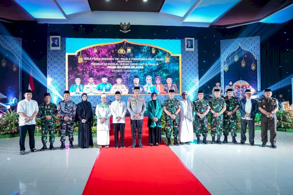 Buka Puasa Bersama Forkopimda, Gubernur Andi Sudirman Apresiasi Soliditas TNI-Polri di Sulsel