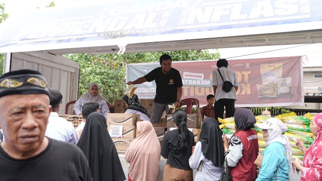 Pasar Murah Pemkot Makassr.