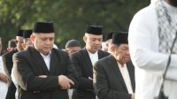 Munafri-Aliyah Laksanakan Shalat Idulfitri Bersama Puluhan Ribu Jamaah di Karebosi