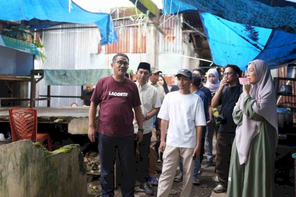 Melinda Aksa Tinjau Lahan dan RTH Pasar Panakkukang, Siapkan Pengelolaan Modern