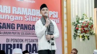Safari Ramadan di Ponpes Nurul Qadim, Kaesang Disambut Jamuan Sate
