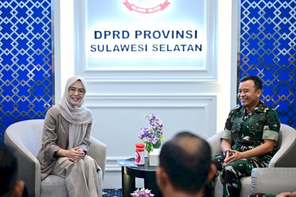 Terima Kunjungan Kodau II, Cicu Tegaskan Komitmen DPRD Sulsel Dukung Stabilitas dan Pertahanan