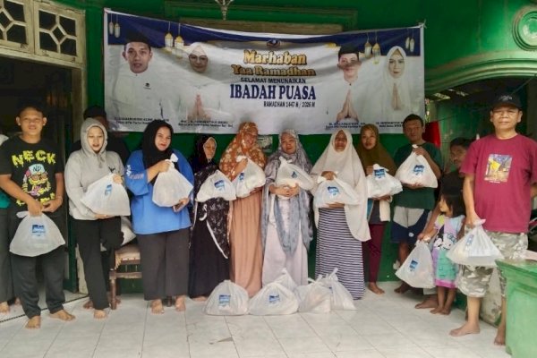 Berbagi di Bulan Berkah, Sahiruddin–Nurwahyuni Malik Sapa Warga Maros Lewat Safari Ramadan NasDem