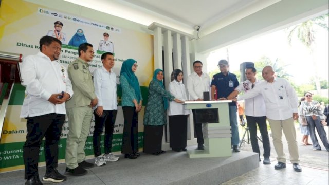 Anggota Komisi B DPRD Provinsi Sulawesi Selatan, Heriwawan, menghadiri kegiatan Pembukaan Gerakan Pangan Murah Serentak.