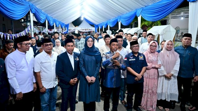 Ketua DPW NasDem Sulsel, Syaharuddin Alrif, menghadiri buka puasa bersama yang digelar Anggota DPR RI dari Fraksi NasDem, Achmad Daeng Se're.