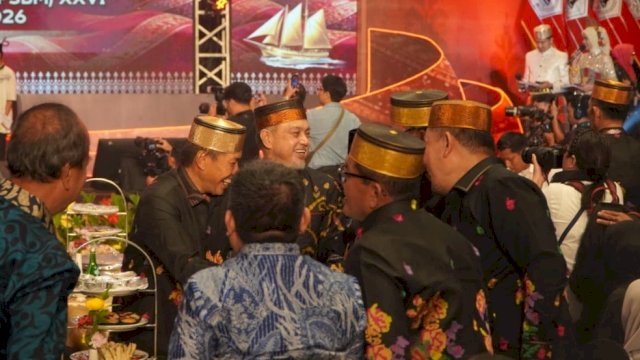 Wakil Ketua DPD RI, Tamsil Linrung, menghadiri PSBM XXVI di Hotel Claro Makassar.