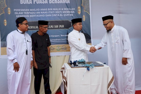 Tasming Hamid Apresiasi Pembangunan Masjid Anas Bin Malik, Harap Jadi Pusat Ibadah dan Pendidikan