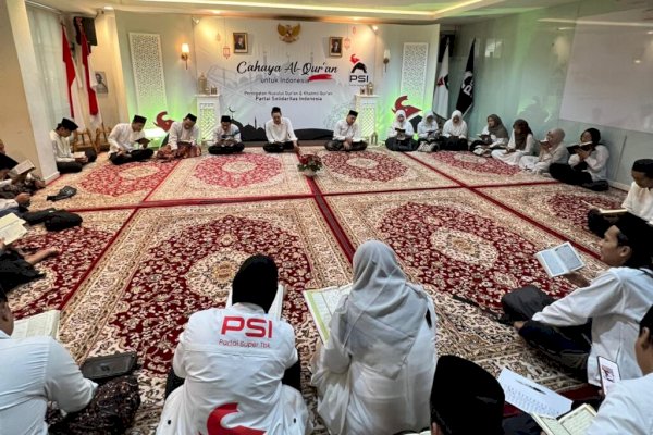 Khataman Al-Qur’an di Bulan Suci Ramadan, PSI Tekankan Politik Berbasis Nilai Kebaikan
