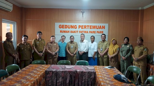 Sekda Parepare Kunjungi RS Fatima Bahas Polemik Hijab Tenaga Kerja