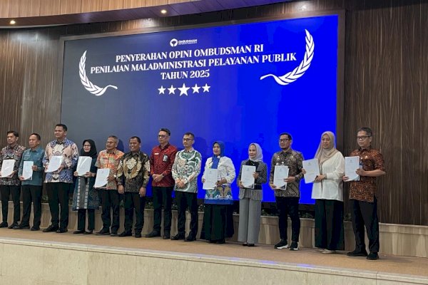 Parepare Raih Opini Kualitas Tinggi dari Ombudsman RI atas Penilaian Pelayanan Publik 2025