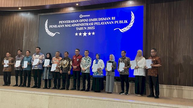 Parepare Raih Opini Kualitas Tinggi dari Ombudsman RI atas Penilaian Pelayanan Publik 2025