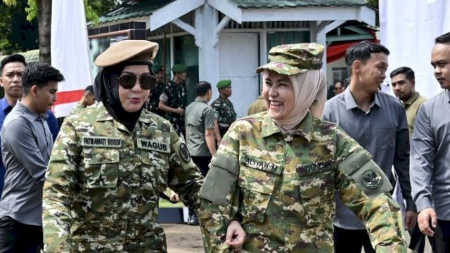 Aliyah Mustika Ilham Hadiri Upacara Pembukaan Latsarmil Komcad ASN dan Kepala Desa se-Sulsel