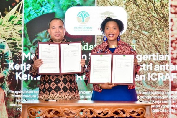 Kemenhut dan ICRAF Perbarui Kerja Sama Strategis, Dorong Agroforestri untuk Perkuat Ketahanan Lanskap