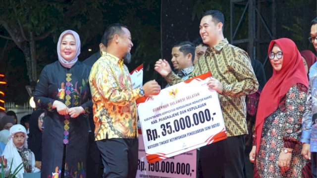 Pangkep Raih Tiga Penghargaan Sekaligus, Indikator Kesejahteraan Warga Kian Meningkat