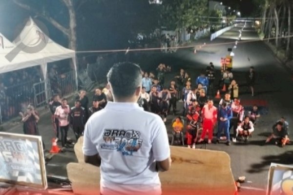 Wali Kota Parepare Resmikan Drag Race X, 800 Starter Ikut Bertanding