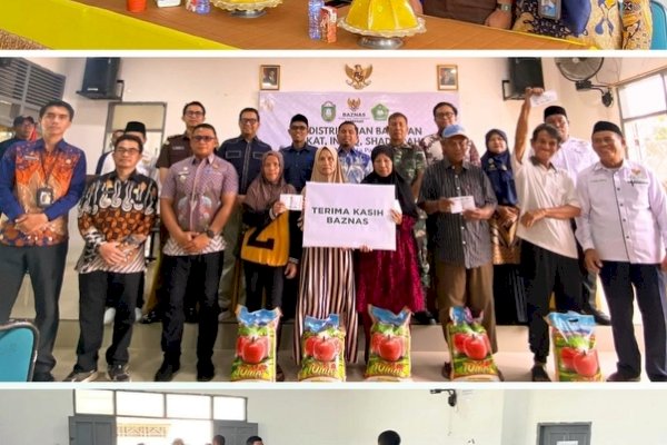 Tasming Hamid Serahkan Paket Ramadan BAZNAS, Ajak Warga Perkuat Kebersamaan