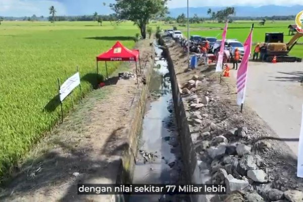 Andi Sudirman Groundbreaking Program MYP Rehabilitasi Daerah Irigasi, Dimulai dari Soppeng